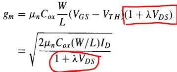 What is Channel-Lenght Modulation in MOSFETs? - Mis Circuitos