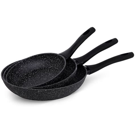 Granite stone frying pan set | Action Webshop NL