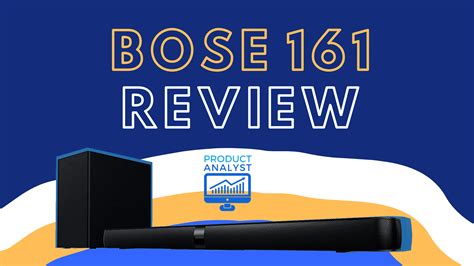 The Product Analyst: Bose 161 Review — Are These Bookshelf Speakers ...