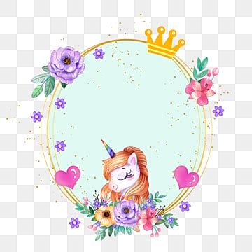 Unicorn Frame PNG Transparent Images Free Download | Vector Files | Pngtree