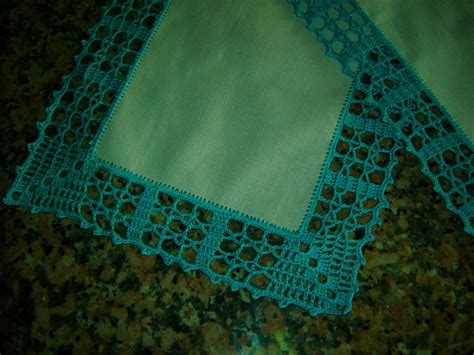 Ideal para un mantel Crochet Border Patterns, Crochet Edging, Filet Crochet, Lace Edging ...