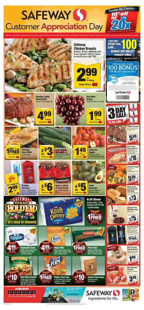 safeway deli brochure