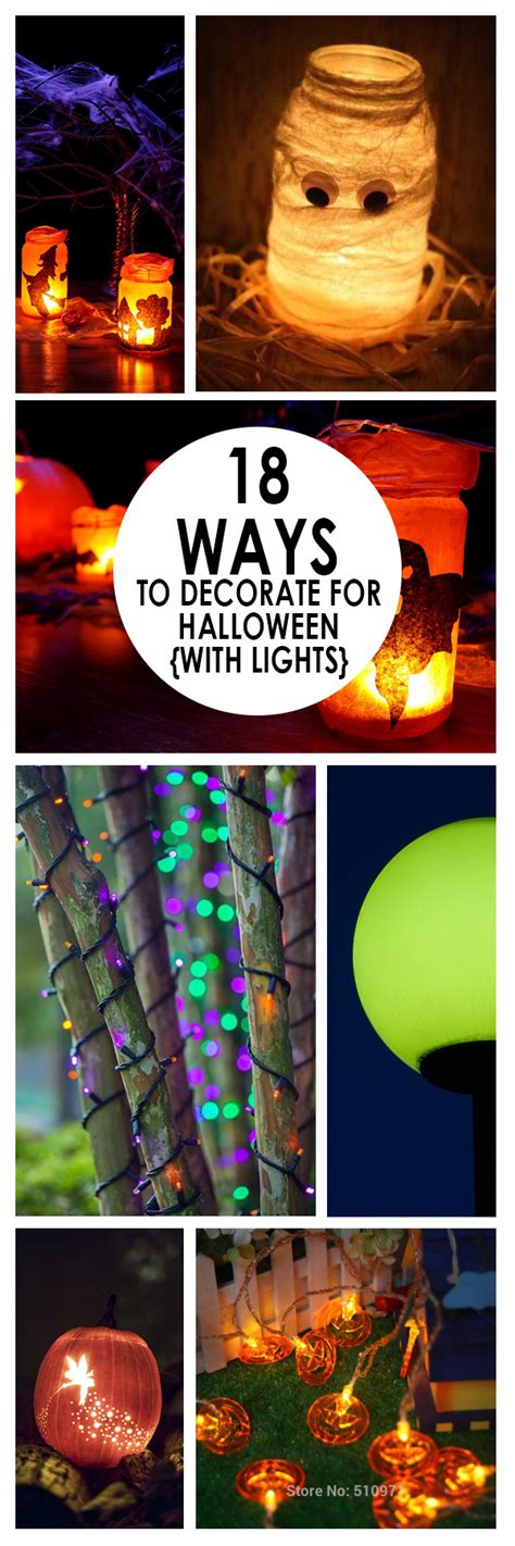 DIY Halloween Light Decor: Outdoor DIY- Beesandroses.com