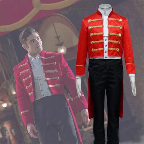 Movie The Greatest Showman Phillip Carlyle Cosplay Costume Men Halloween Musical Theatre Stage ...