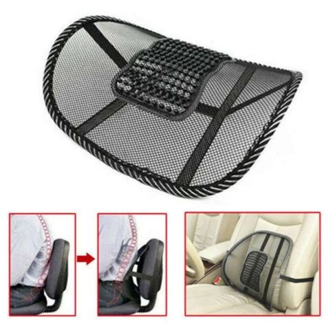 A Pair Of Mesh Lumbar Support for Car Office Chair Lumbar Support with ...