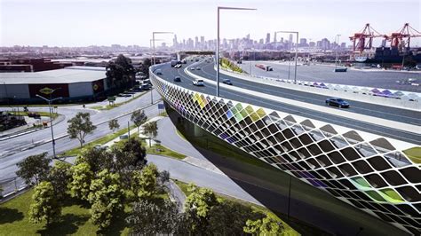 Elevated road above Footscray Road - Victoria’s Big Build