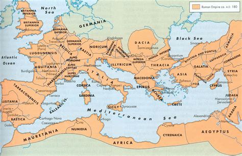 Roman Empire circa AD 180. Mystery of History Volume 2, Lesson 11 #MOHII11 | Roman empire map ...