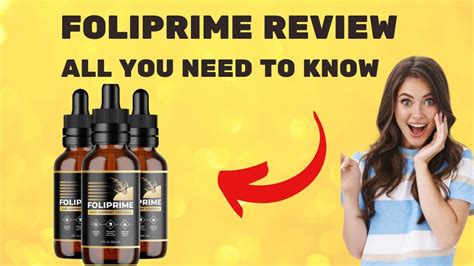 THE TRUTH ABOUT FOLIPRIME! does foliprime really work? FoliPrime Hair Loss Supplement Real ...