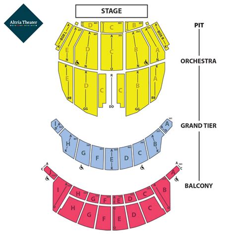 Seating Charts | Altria Theater | Official Website