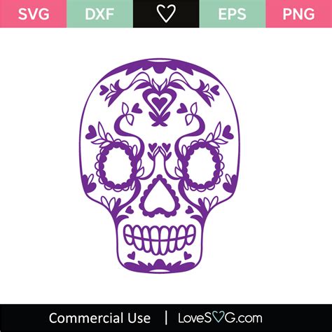 Mexican Sugar Skull Svg