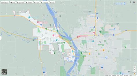 Mandan North Dakota Map