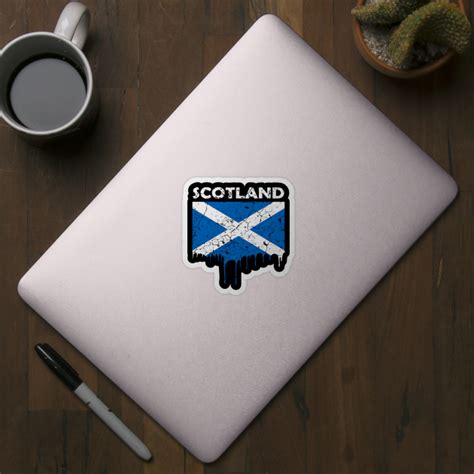 Scottish Flag - Scottish Flag - Sticker | TeePublic