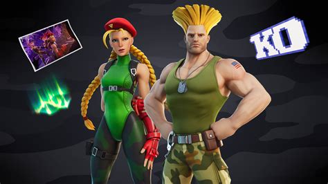 Round 2: Street Fighter’s Cammy and Guile Soldier On in Fortnite