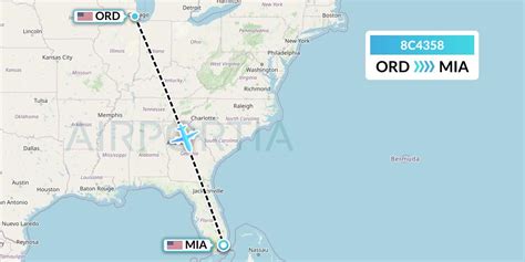 8C4358 Flight Status Air Transport International: Chicago to Miami ...