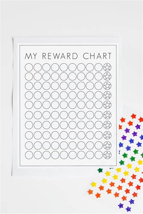 Free Printable Reward Chart - My Someday in May Sticker Chart Printable, Reward Sticker Chart ...