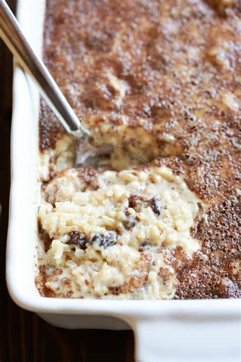 Baked Rice Pudding Recipe - Tastes Better From Scratch