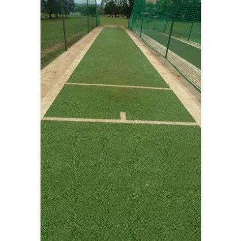 PE Cricket Pitch Artificial Grass, For Outdoor at Rs 80/square feet in ...