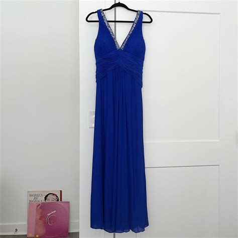 Marina Women's Blue Dress | Depop