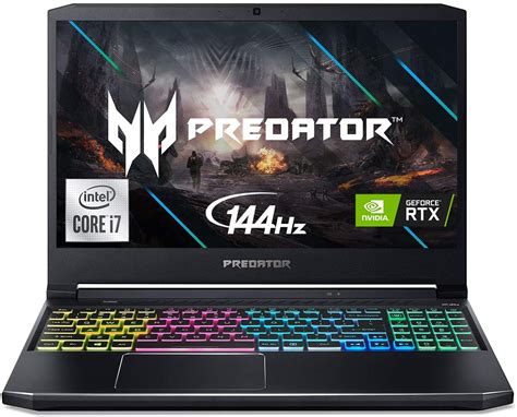 Acer Predator Helios 300 Gaming Laptop, Intel i7-10750H, NVIDIA GeForce RTX 3060 6GB, 15.6″ Full ...