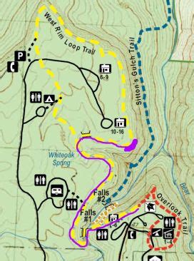 Cloudland Canyon State Park Map – The World Map