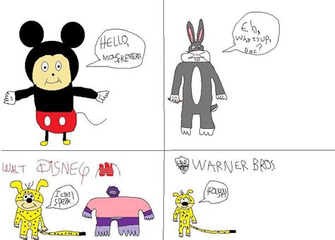 Mickey Mouse vs Bugs Bunny by BuddyBoy600 on DeviantArt