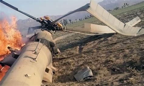 Afghan National Army Mi-17 Helicopter Crashes In Maiden Killing 3 Onboard - Fighter Jets World