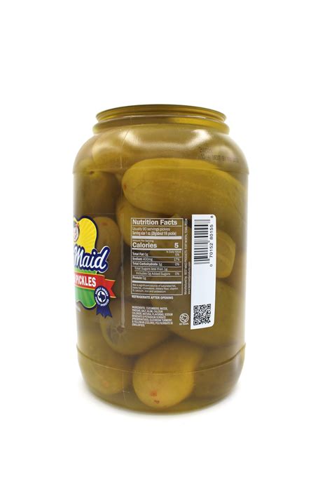 1 Gallon Sour Pickles 12-16ct | Best Maid | Louisiana Pantry