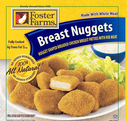 Foster Farms recalls chicken nuggets because of plastic, rubber | Food Safety News