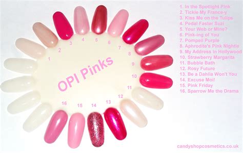 Opi Dip Color Chart With Names