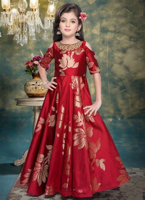 Online shop kids wear - embroidery kids gown - wholesale collection online shopping in kerela ...