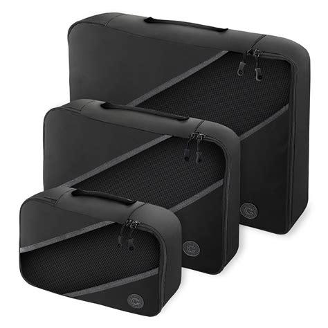 Carry Craft - Carry Craft Packing Cubes 3 Piece Travel Luggage Organizer Set - Walmart.com ...