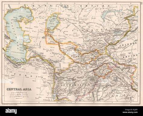 Bukhara Central Asia Map