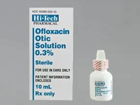 Ofloxacin Otic (Ear): Uses, Side Effects, Interactions, Pictures, Warnings & Dosing - WebMD