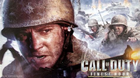 call of duty finest hour game hd widescreen wallpaper / games backgrounds