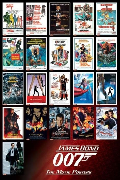 James Bond Movies Posters