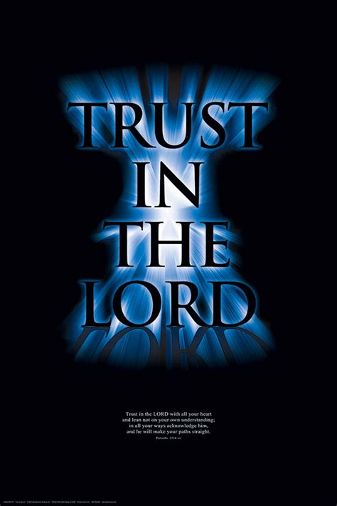 Trust in the lord Poster | Lord Poster | Jumbo poster