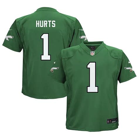 Infant Nike Jalen Hurts Kelly Green Philadelphia Eagles Alternate Game ...