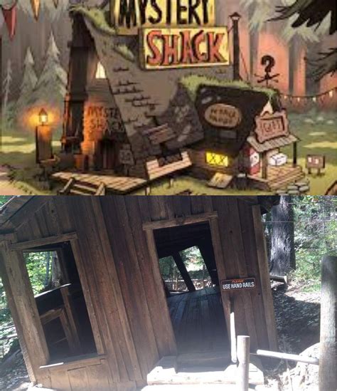 Isn't interesting than Gravity falls mystery Shack was inspired by a real attraction? : r ...