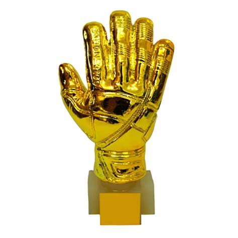 31cm Height Best Goalkeeper Gloves Award Trophy Football Cup Resin ...