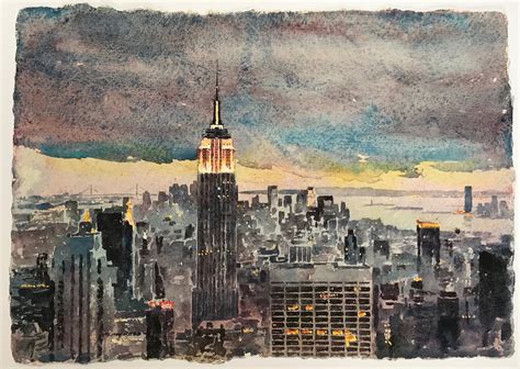 Empire State Building, New York-Sold - Alan Reed Art Wall Art New York