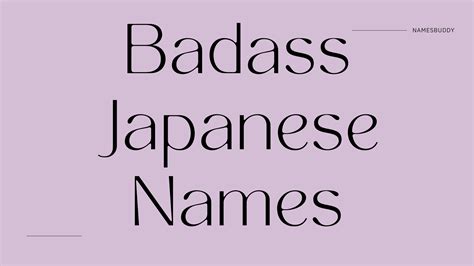 100 Badass Japanese Names for Girls And Boys - NamesBuddy