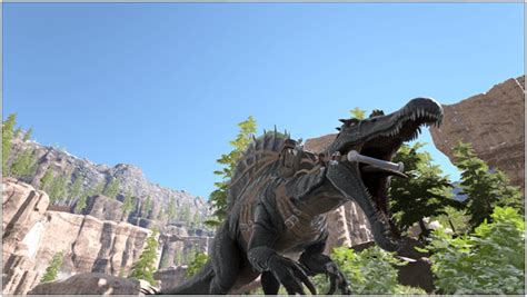 Ark Spino (Abilities, Taming, Controls, Food, Saddle, Breeding ...