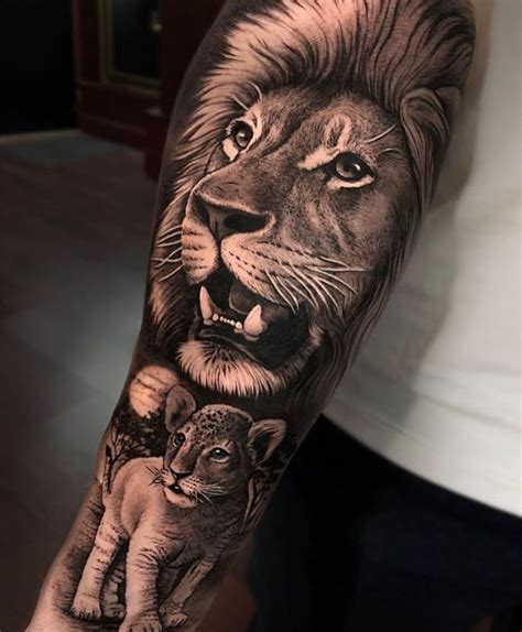 209 – Kick Tattoo en 2020 | Tatuajes de león, Tatuajes de animales, Tatuajes de cabeza de león