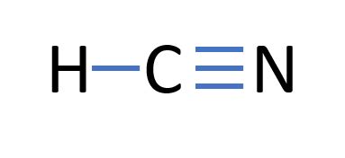 How do you draw the Lewis structures for hydrogen cyanide and cyanogen ...