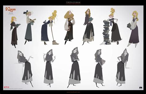 KLAUS (NETFLIX) - TORSTEN SCHRANK CHARACTER DESIGN