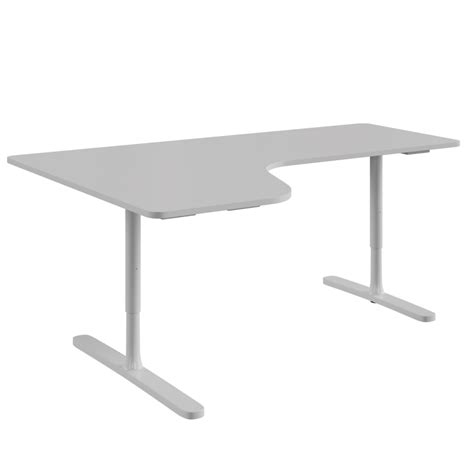Adjustable Corner Office Desk 3D Model • iMeshh