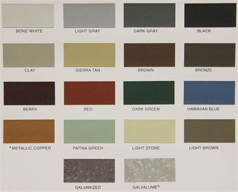 Color Options For Metal Siding | Metal siding, Metal siding colors, Steel siding colors