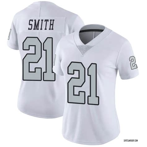 Women's Sean Smith Las Vegas Raiders Color Rush Jersey - White Limited