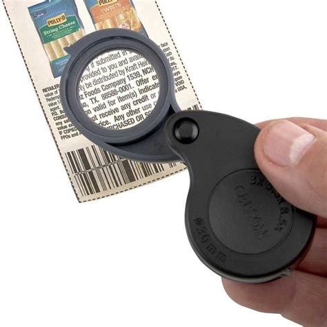 Portable Magnifier Loupe - 3x to 8.5x power magnification