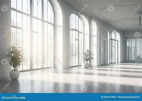 Modern Contemporary Office and Meeting Room Stock Illustration - Illustration of chair ...